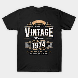 1974 50Th Birthday Gifts 50 Year Old For Men Women T-Shirt